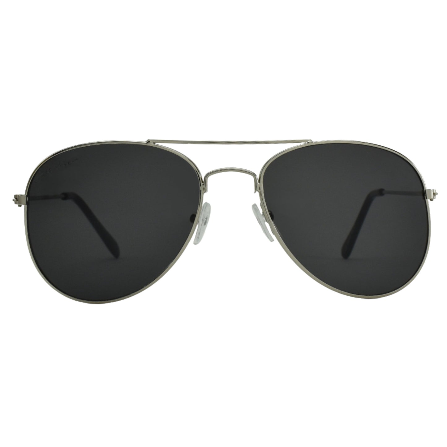 Babiators Toddler Silver Frames Reflective Black Lenses Sunglasses